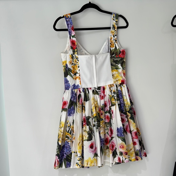 Dolce & Gabbana Poplin mini dress multicolor floral - Picture 5 of 5
